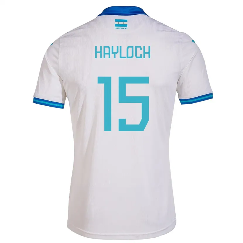 Danxen Donna Maglia Honduras Kendra Haylock #15 Bianco Kit Gara Home 24-26 Maglietta