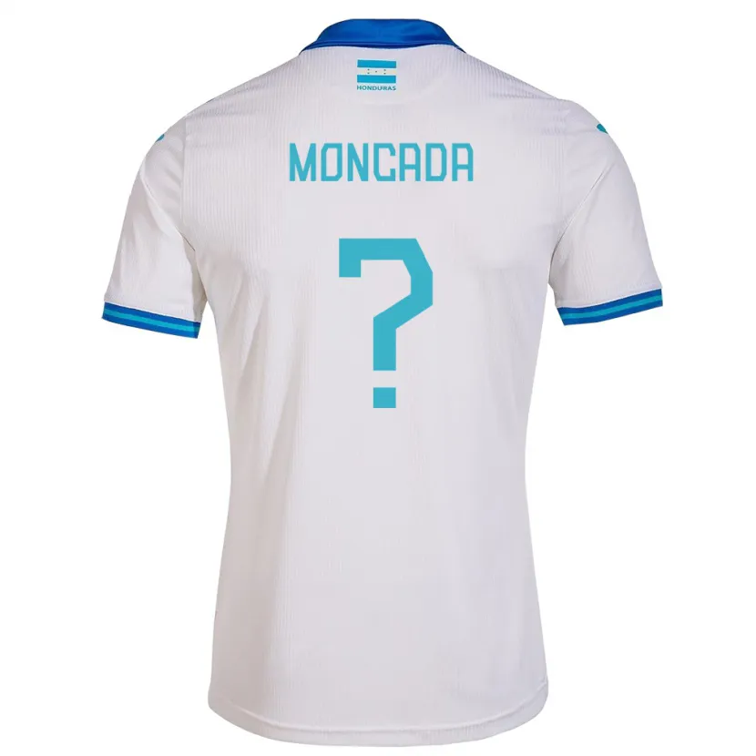 Danxen Donna Maglia Honduras Linda Moncada #0 Bianco Kit Gara Home 24-26 Maglietta