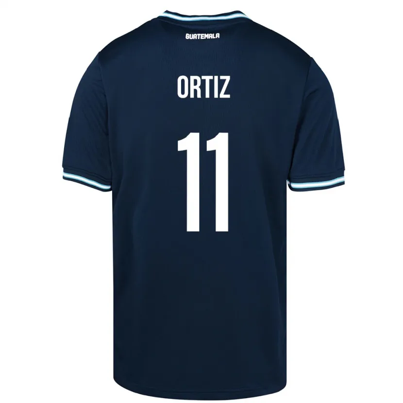 Danxen Donna Maglia Guatemala Andersson Ortiz #11 Blu Kit Gara Away 24-26 Maglietta