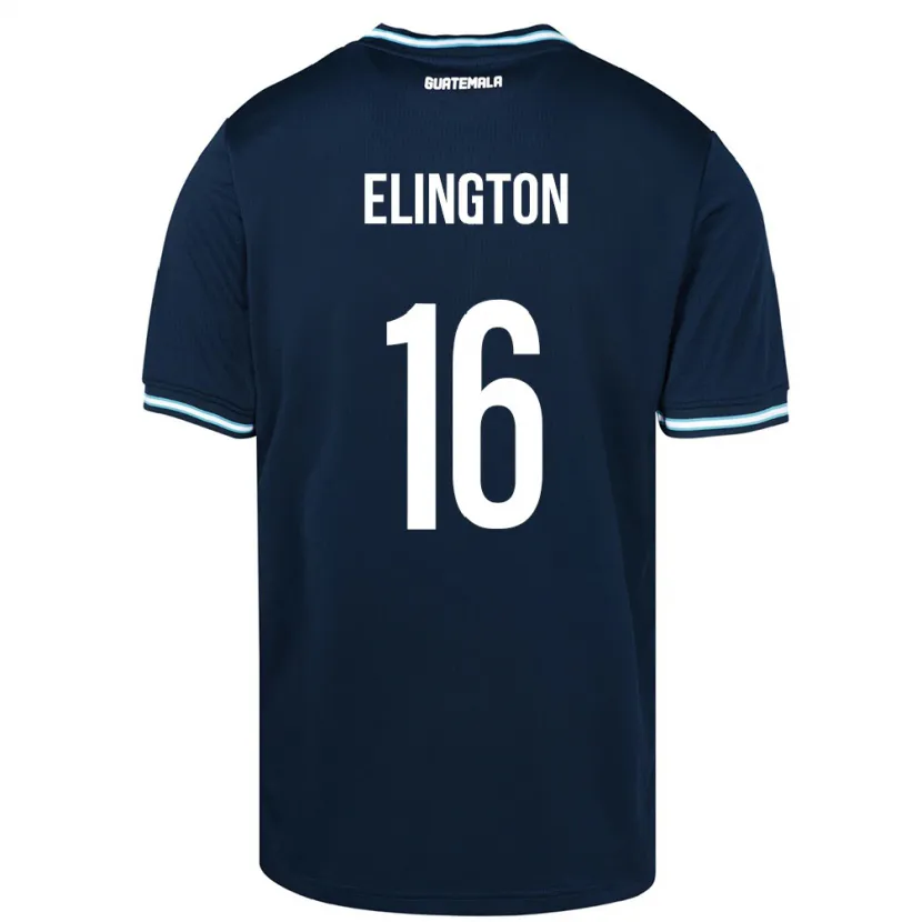 Danxen Donna Maglia Guatemala Elvi Elington #16 Blu Kit Gara Away 24-26 Maglietta
