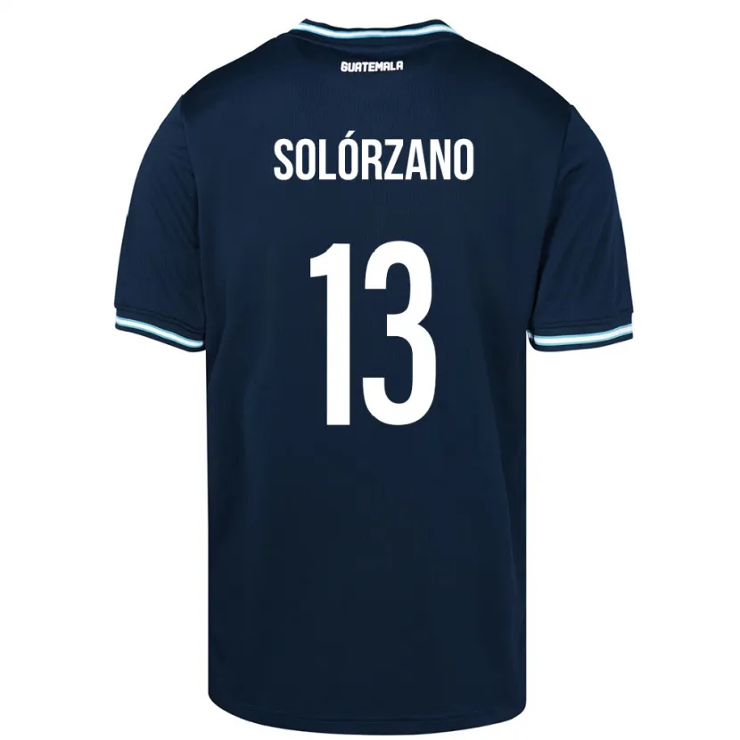 Danxen Donna Maglia Guatemala Aisha Solórzano #13 Blu Kit Gara Away 24-26 Maglietta