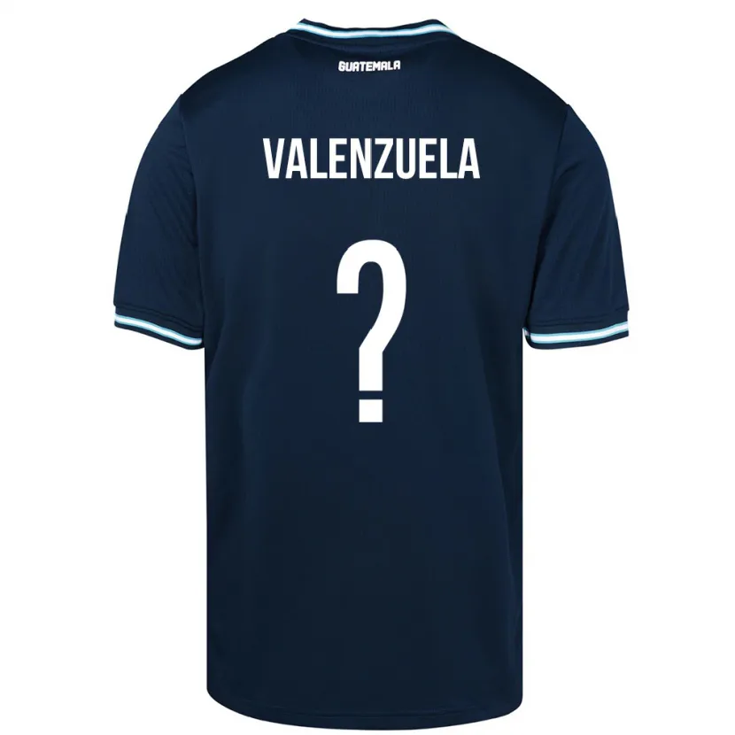 Danxen Donna Maglia Guatemala Briana Valenzuela #0 Blu Kit Gara Away 24-26 Maglietta
