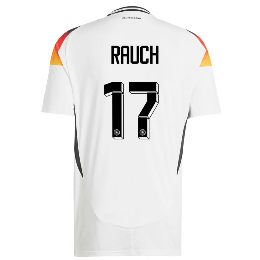 Danxen Bambino Maglia Germania Felicitas Rauch #17 Bianco Kit Gara Home 24-26 Maglietta