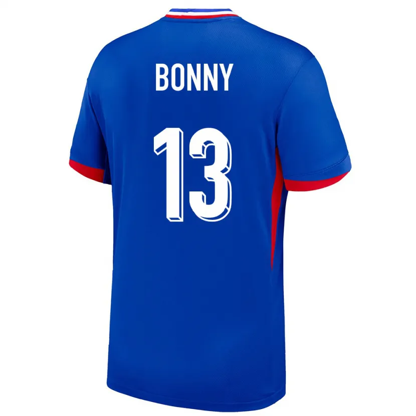 Danxen Bambino Maglia Francia Ange Yoan Bonny #13 Blu Kit Gara Home 24-26 Maglietta