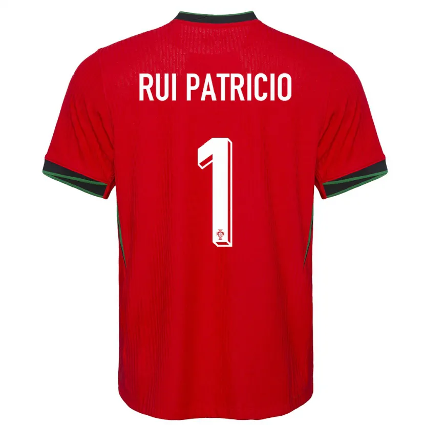 Danxen Bambino Maglia Portogallo Rui Patricio #1 Rosso Kit Gara Home 24-26 Maglietta