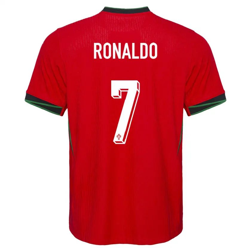 Danxen Bambino Maglia Portogallo Cristiano Ronaldo #7 Rosso Kit Gara Home 24-26 Maglietta