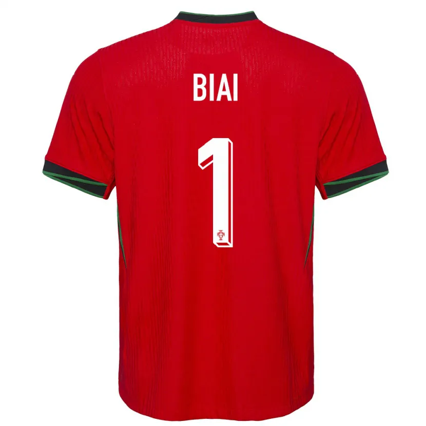 Danxen Bambino Maglia Portogallo Celton Biai #1 Rosso Kit Gara Home 24-26 Maglietta