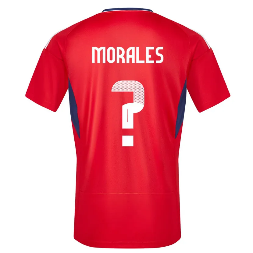 Danxen Bambino Maglia Costa Rica Bryan Morales #0 Rosso Kit Gara Home 24-26 Maglietta