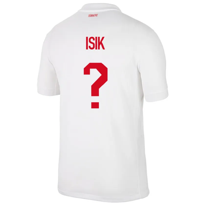 Danxen Bambino Maglia Turchia Emre Işık #0 Bianco Kit Gara Home 24-26 Maglietta