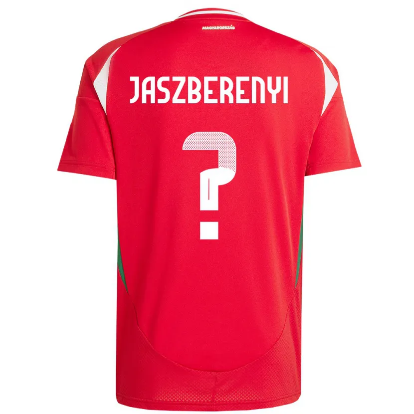 Danxen Bambino Maglia Ungheria Péter Jászberényi #0 Rosso Kit Gara Home 24-26 Maglietta