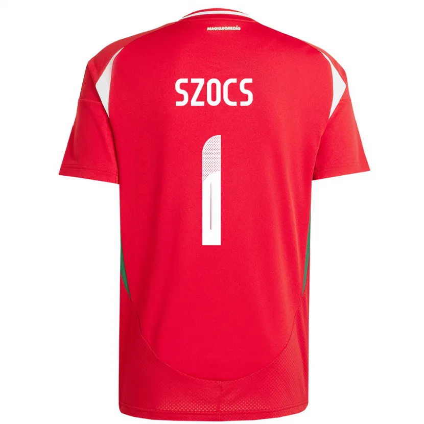 Danxen Bambino Maglia Ungheria Réka Szőcs #1 Rosso Kit Gara Home 24-26 Maglietta