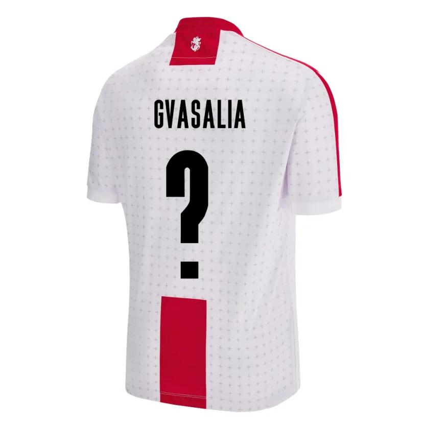 Danxen Bambino Maglia Georgia Giorgi Gvasalia #0 Bianco Kit Gara Home 24-26 Maglietta