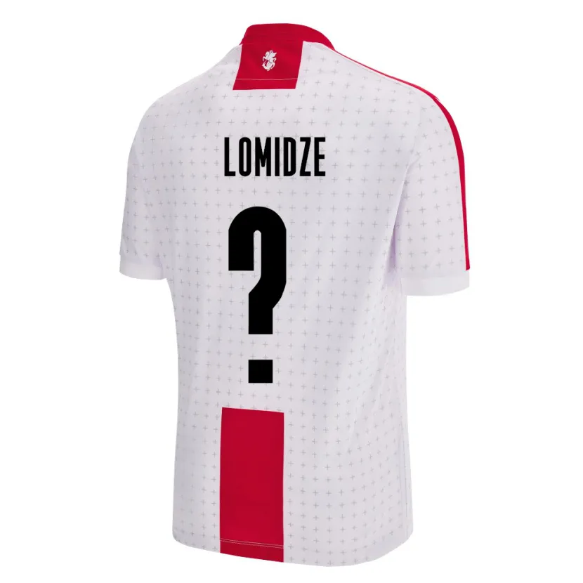 Danxen Bambino Maglia Georgia Giorgi Lomidze #0 Bianco Kit Gara Home 24-26 Maglietta