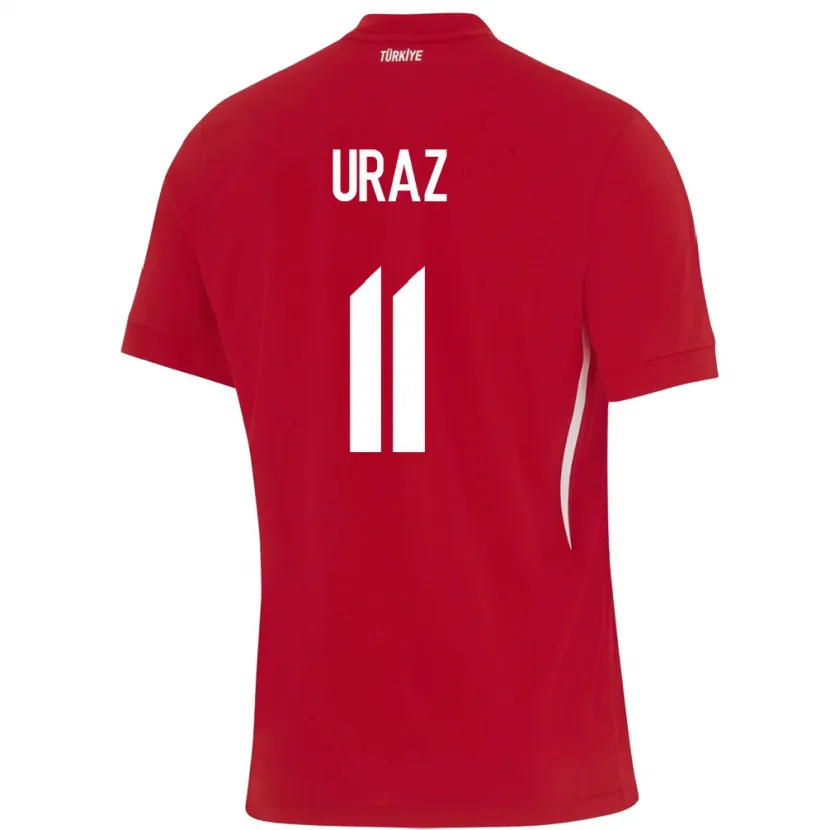 Danxen Bambino Maglia Turchia Yağmur Uraz #11 Rosso Kit Gara Away 24-26 Maglietta