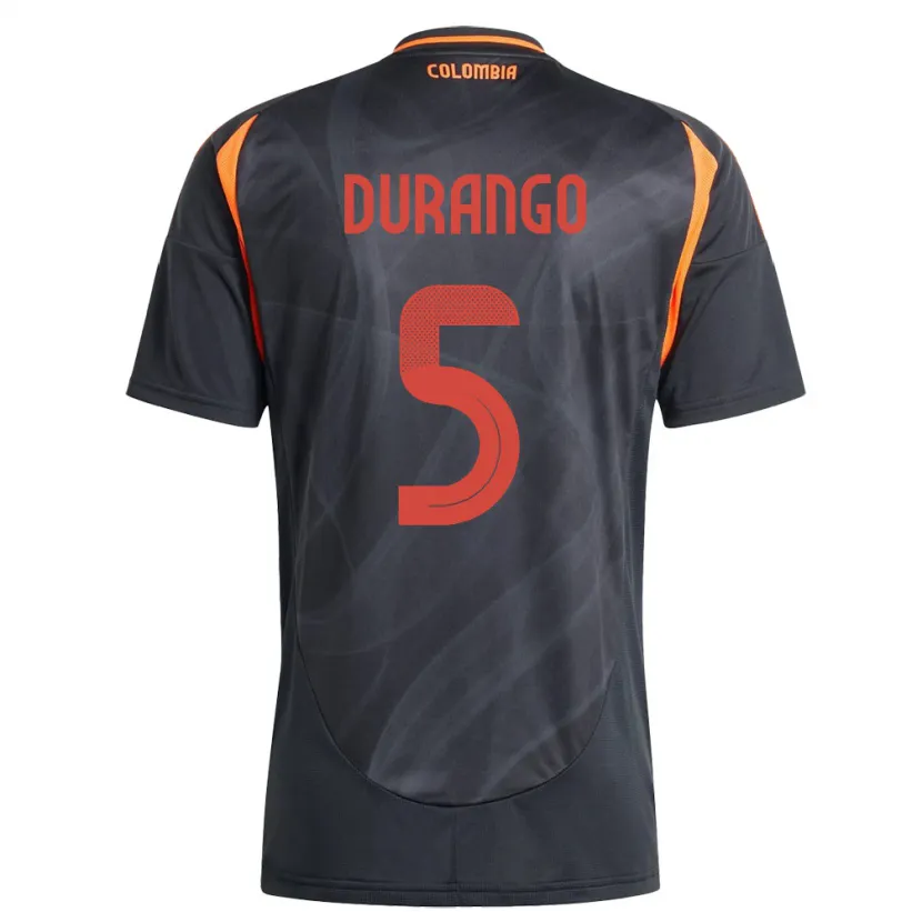 Danxen Bambino Maglia Colombia Lorena Durango #5 Nero Kit Gara Away 24-26 Maglietta