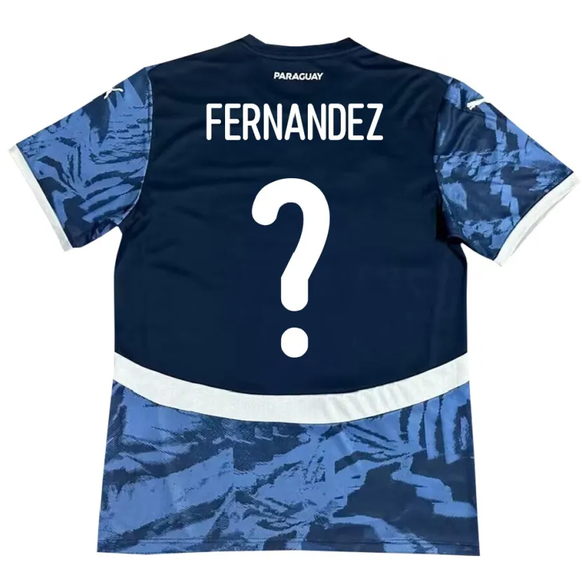 Danxen Bambino Maglia Paraguay Diego Fernández #0 Blu Kit Gara Away 24-26 Maglietta
