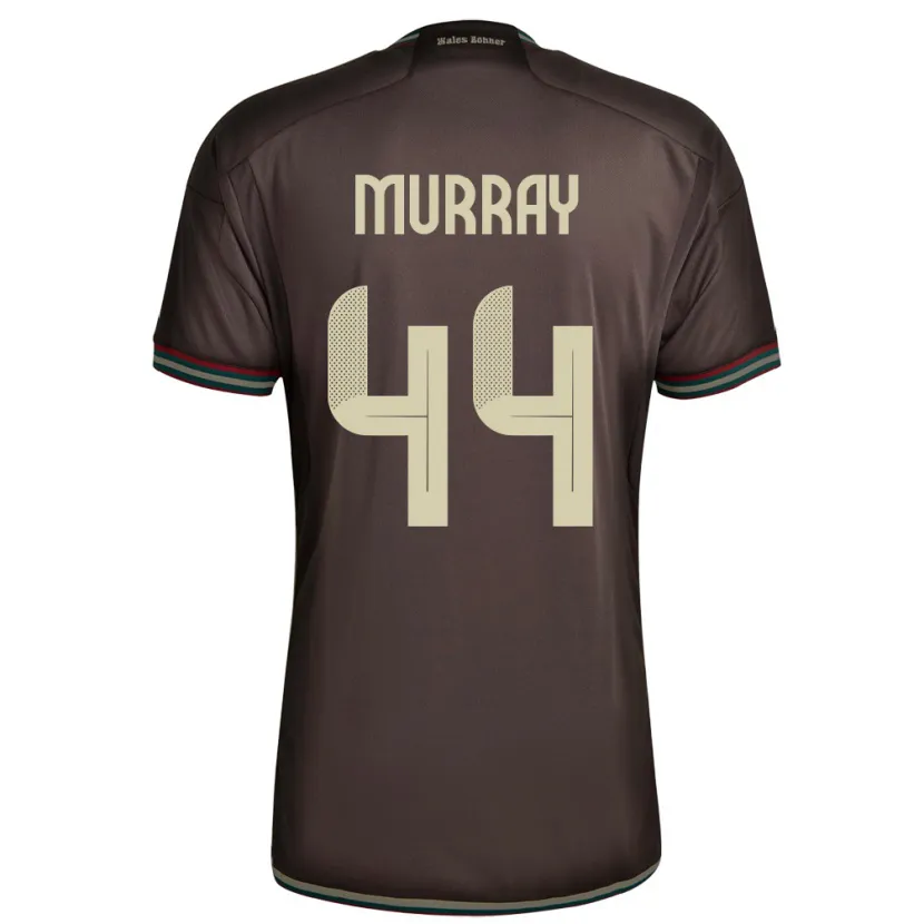 Danxen Bambino Maglia Giamaica Satara Murray #44 Marrone Notte Kit Gara Away 24-26 Maglietta