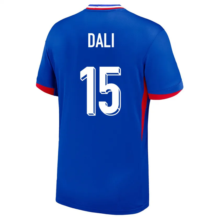 Danxen Uomo Maglia Francia Kenza Dali #15 Blu Kit Gara Home 24-26 Maglietta