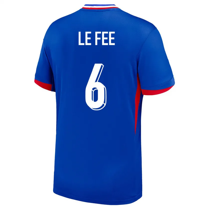 Danxen Uomo Maglia Francia Enzo Le Fee #6 Blu Kit Gara Home 24-26 Maglietta