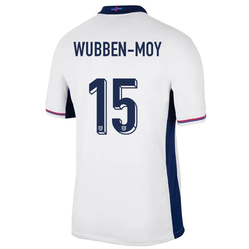 Danxen Uomo Maglia Inghilterra Lotte Wubben Moy #15 Bianco Kit Gara Home 24-26 Maglietta