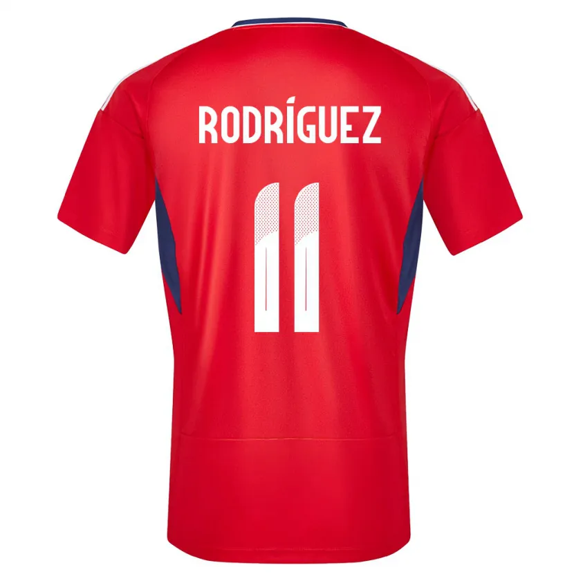 Danxen Uomo Maglia Costa Rica Raquel Rodriguez #11 Rosso Kit Gara Home 24-26 Maglietta