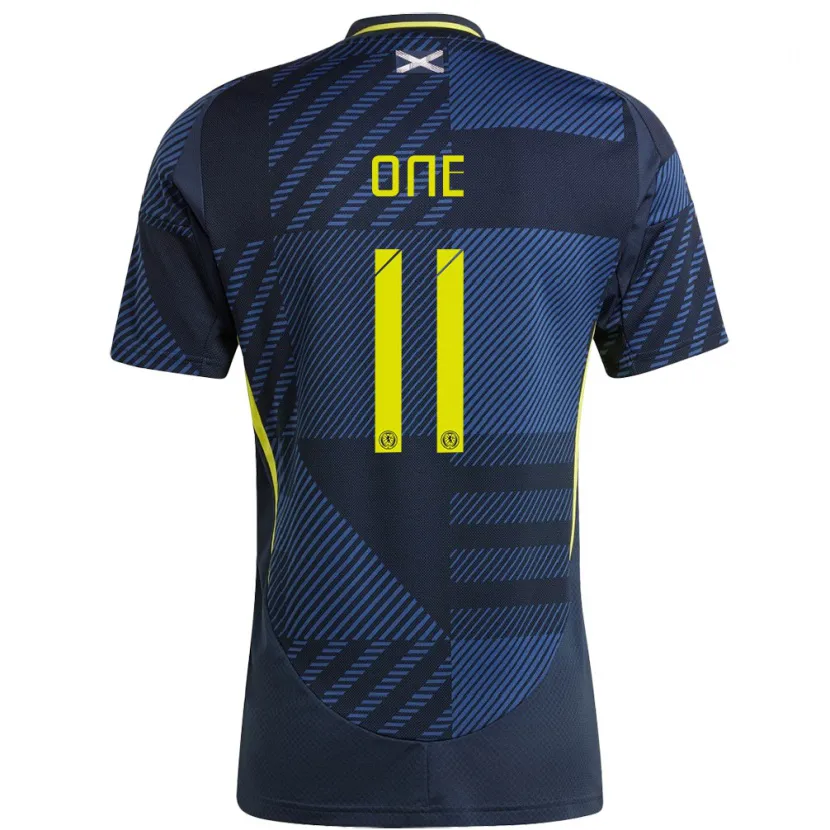 Danxen Uomo Maglia Scotland Ryan Oné #11 Blu Scuro Kit Gara Home 24-26 Maglietta