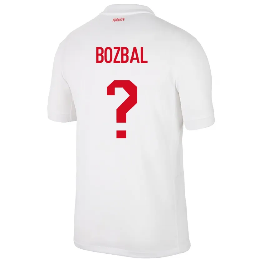 Danxen Uomo Maglia Turchia Birsen Bozbal #0 Bianco Kit Gara Home 24-26 Maglietta