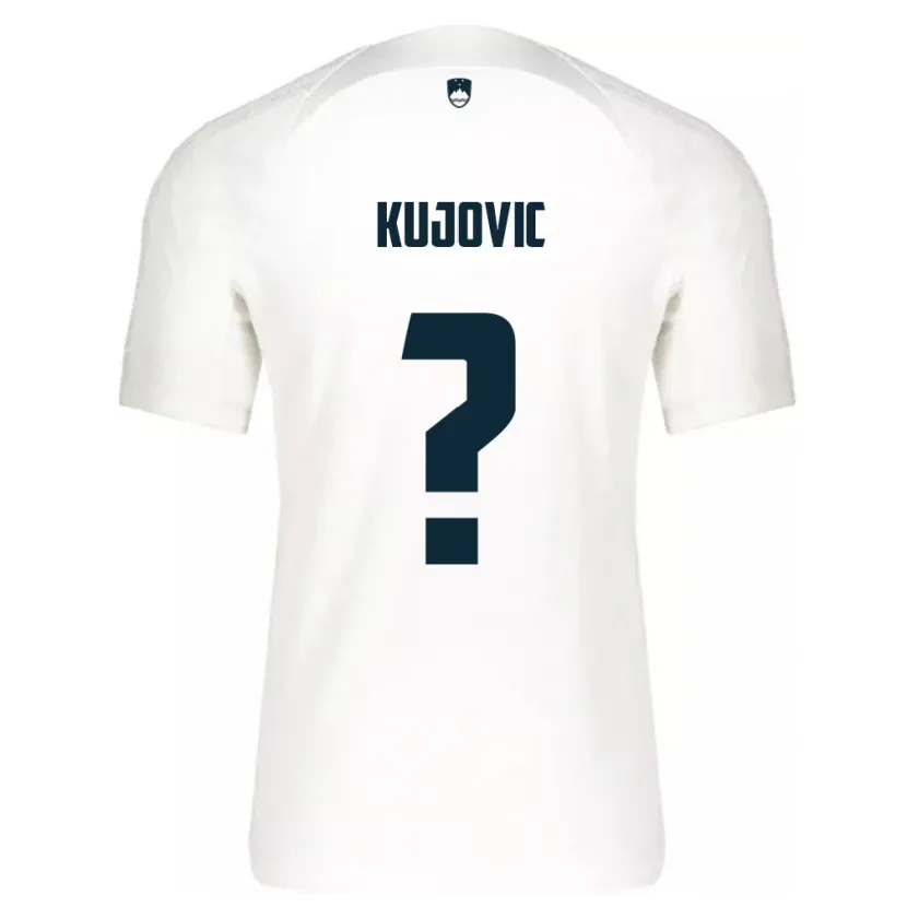 Danxen Uomo Maglia Slovenia Tian Kujovic #0 Bianco Kit Gara Home 24-26 Maglietta