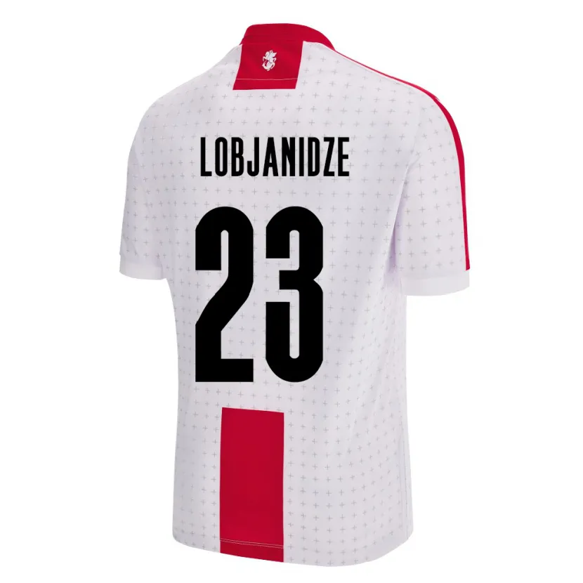 Danxen Uomo Maglia Georgia Saba Lobjanidze #23 Bianco Kit Gara Home 24-26 Maglietta