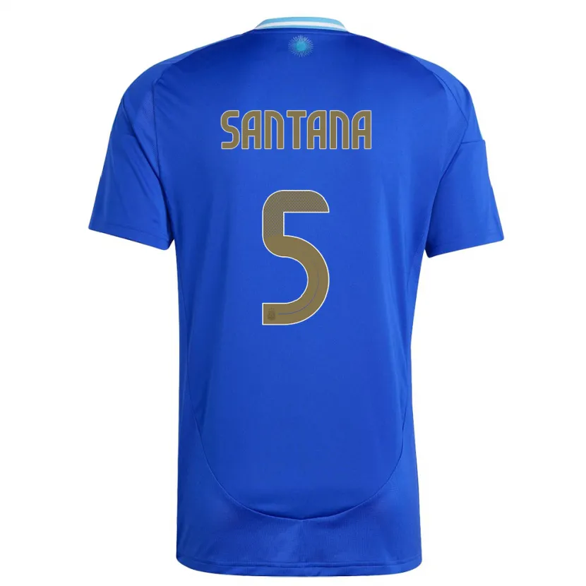 Danxen Uomo Maglia Argentina Vanesa Santana #5 Blu Kit Gara Away 24-26 Maglietta