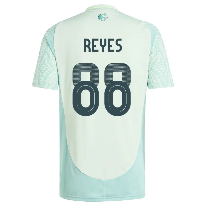 Danxen Uomo Maglia Messico Maricarmen Reyes #88 Lino Verde Kit Gara Away 24-26 Maglietta