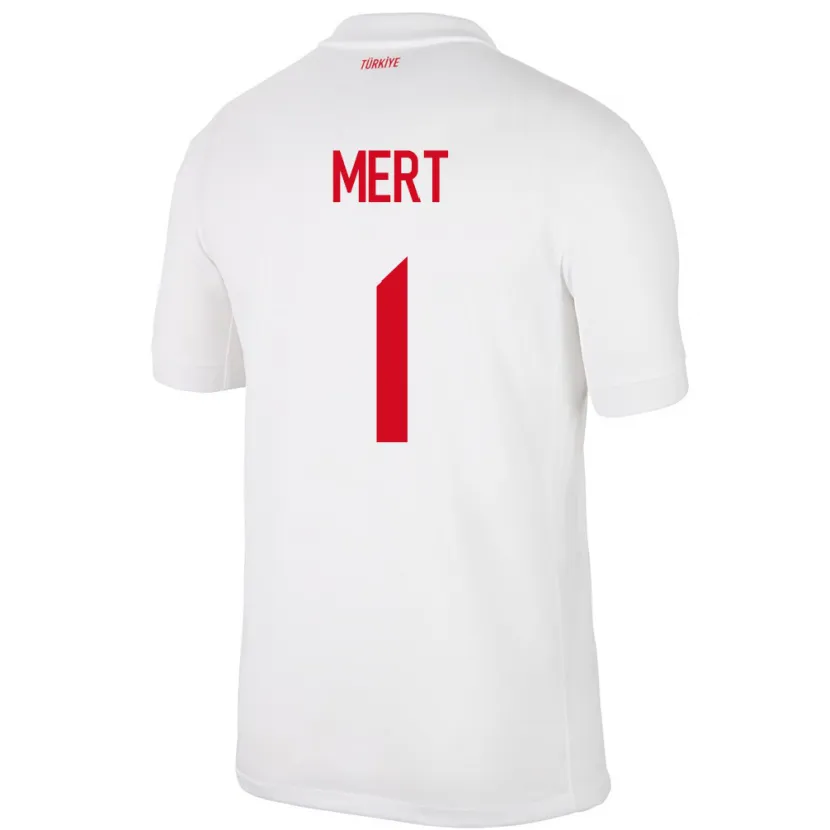 Danxen Donna Maglia Turchia Mert Günok #1 Bianco Kit Gara Home 24-26 Maglietta
