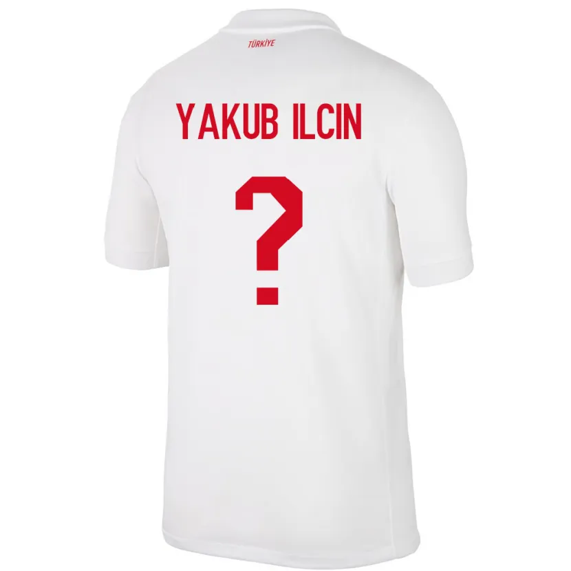 Danxen Donna Maglia Turchia Hasan Yakub İlçin #0 Bianco Kit Gara Home 24-26 Maglietta