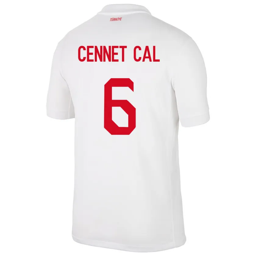 Danxen Donna Maglia Turchia Meryem Cennet Çal #6 Bianco Kit Gara Home 24-26 Maglietta