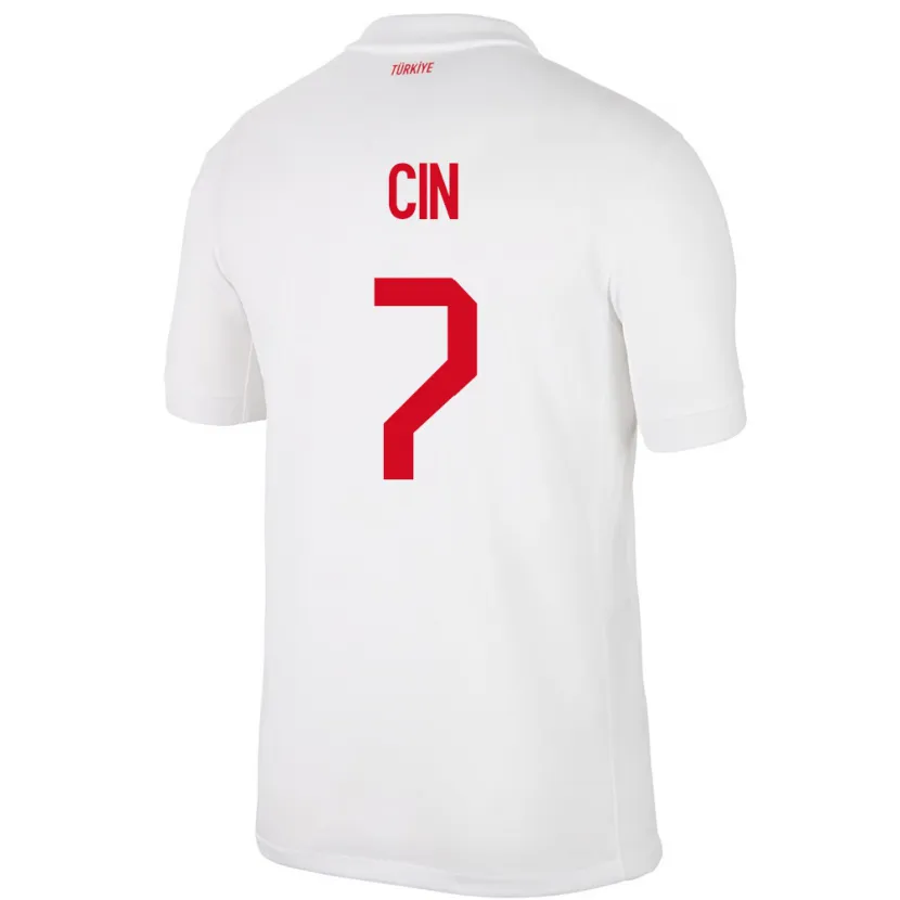 Danxen Donna Maglia Turchia Miray Cin #7 Bianco Kit Gara Home 24-26 Maglietta