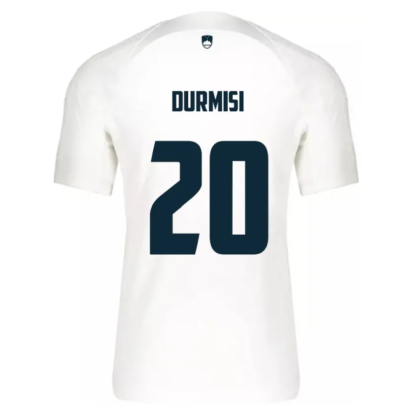 Danxen Donna Maglia Slovenia Arman Durmisi #20 Bianco Kit Gara Home 24-26 Maglietta