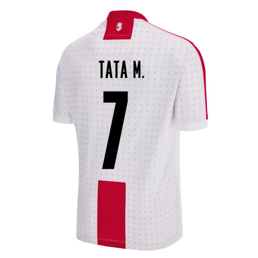Danxen Donna Maglia Georgia Tata Matveeva #7 Bianco Kit Gara Home 24-26 Maglietta
