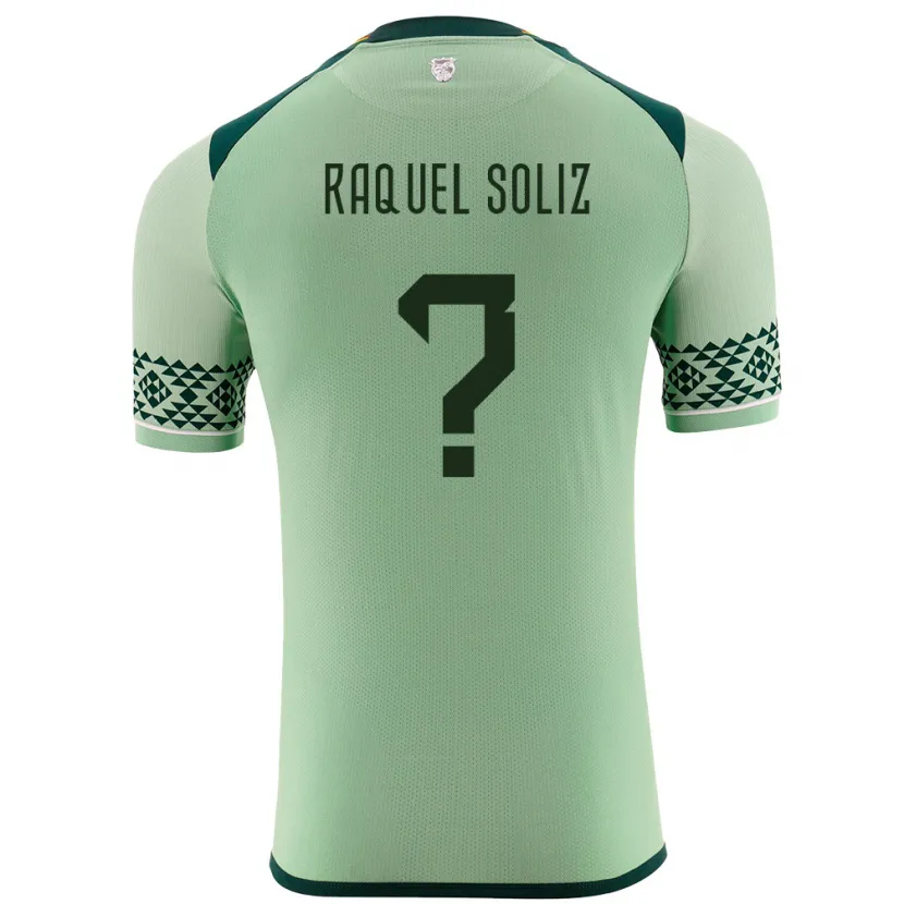 Danxen Donna Maglia Bolivia Ruth Raquel Soliz #0 Verde Chiaro Kit Gara Home 24-26 Maglietta