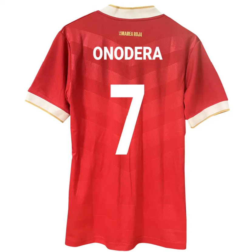 Danxen Donna Maglia Panamá Alison Onodera #7 Rosso Kit Gara Home 24-26 Maglietta