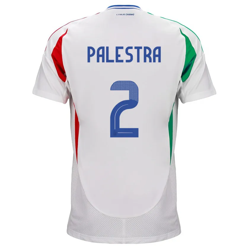 Danxen Donna Maglia Italia Marco Palestra #2 Bianco Kit Gara Away 24-26 Maglietta