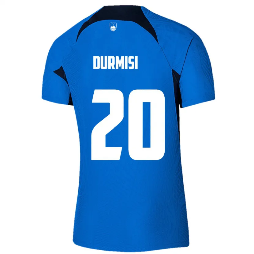 Danxen Donna Maglia Slovenia Arman Durmisi #20 Blu Kit Gara Away 24-26 Maglietta