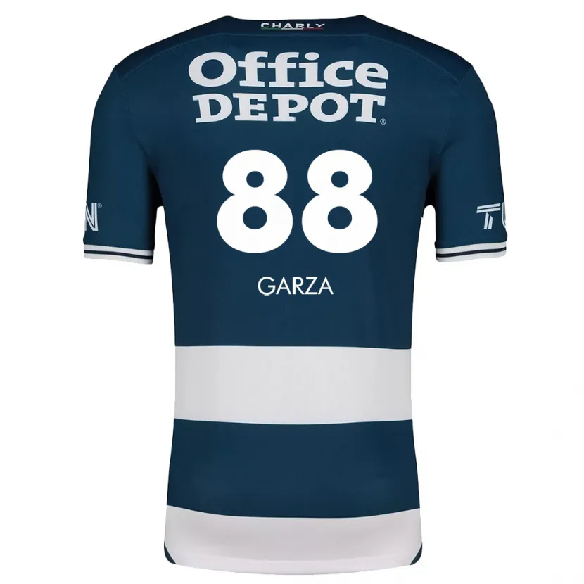 Danxen Bambino Maglia Adrián Garza #88 Blu Bianco Kit Gara Home 2024/25 Maglietta
