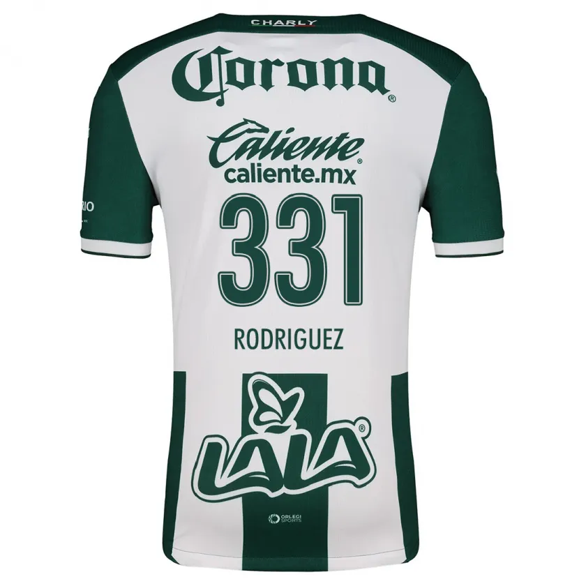 Danxen Bambino Maglia Juan Rodríguez #331 Verde Bianco Kit Gara Home 2024/25 Maglietta