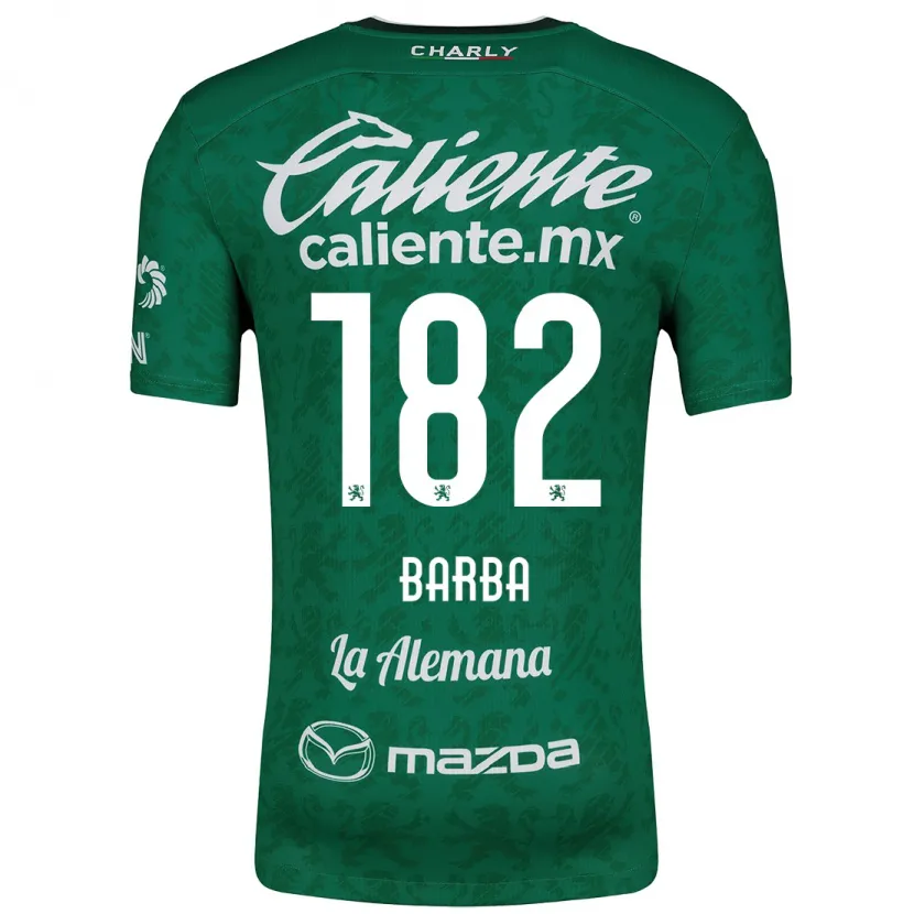 Danxen Bambino Maglia Austin Barba #182 Verde Bianco Kit Gara Home 2024/25 Maglietta