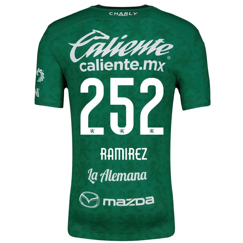 Danxen Bambino Maglia Luis Ramírez #252 Verde Bianco Kit Gara Home 2024/25 Maglietta