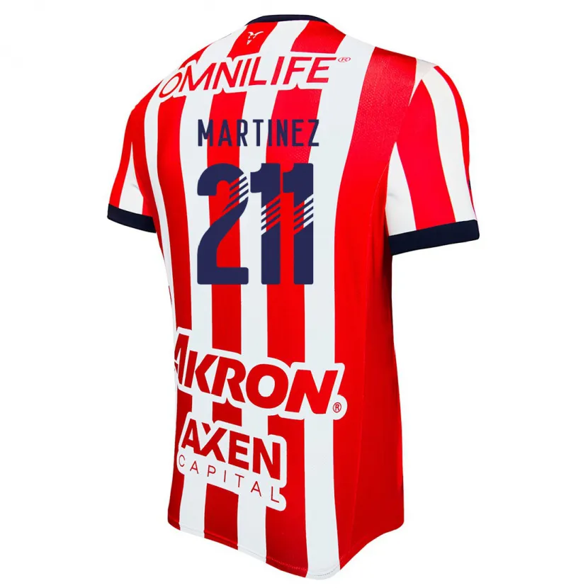 Danxen Bambino Maglia Diego Martínez #211 Rosso Bianco Blu Kit Gara Home 2024/25 Maglietta