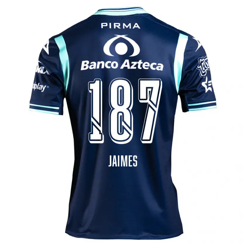 Danxen Bambino Maglia Tristhan Jaimes #187 Blu Navy Kit Gara Away 2024/25 Maglietta