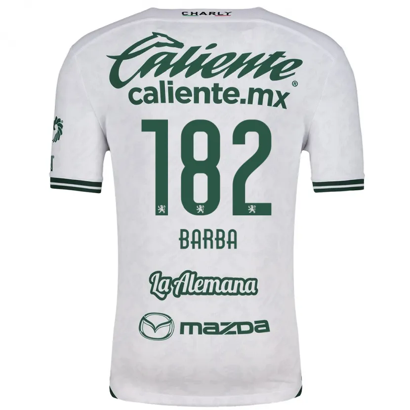 Danxen Bambino Maglia Austin Barba #182 Bianco Verde Kit Gara Away 2024/25 Maglietta
