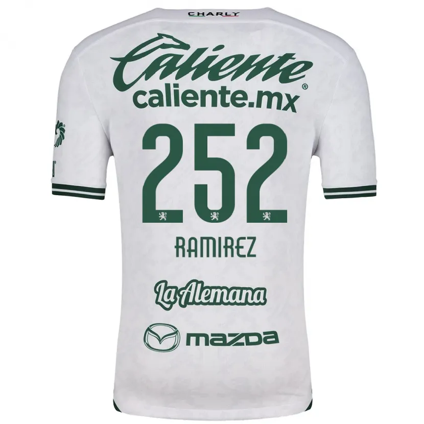 Danxen Bambino Maglia Luis Ramírez #252 Bianco Verde Kit Gara Away 2024/25 Maglietta
