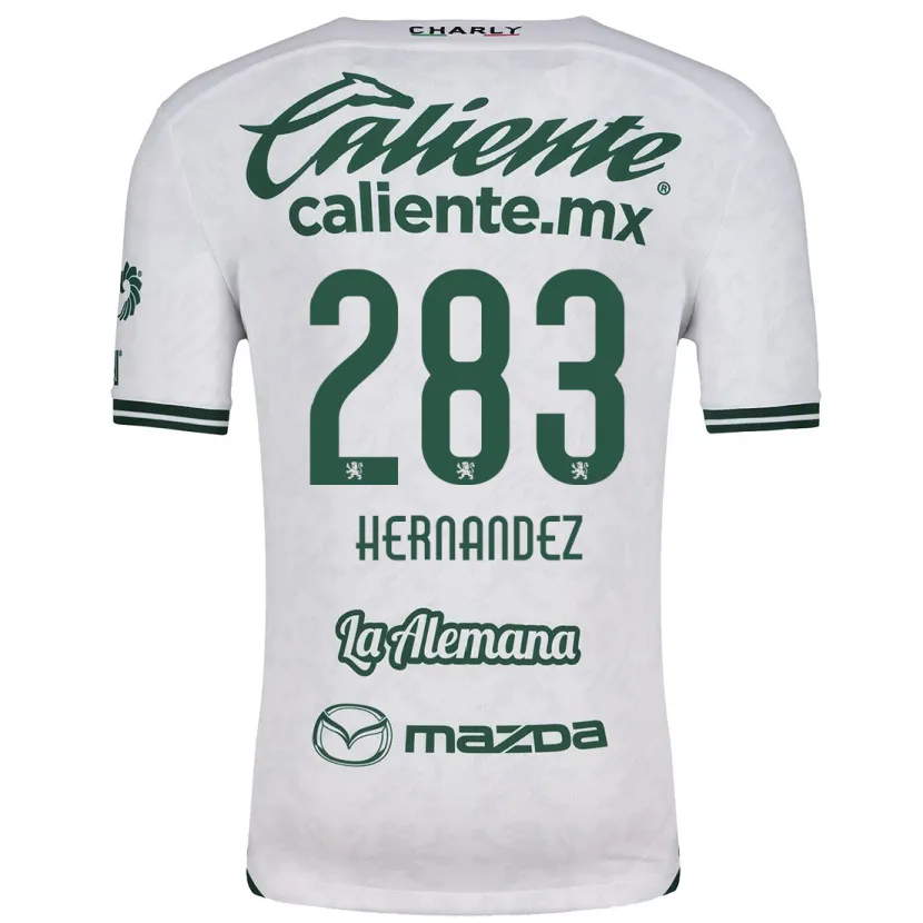Danxen Bambino Maglia Karin Hernández #283 Bianco Verde Kit Gara Away 2024/25 Maglietta